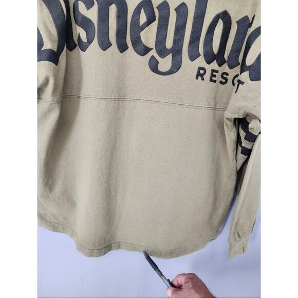 Disneyland Resort Spirit Jersey Shirt Womens Small Tan Long Sleeve Disney Parks - Picture 11 of 16